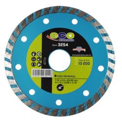 DISCO DIAMANTE 4-1/2" X 7/8" TURBO PARA USO GENERAL AZUL AUSTROMEX