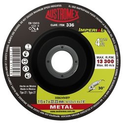 DISCO ABRASIVO 4-1/2" X 1/4" X 7/8" IMPERIAL AUSTROMEX