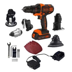 TALADRO MATRIX 3100RPM KIT 6 ACCESORIOS MILTI HERRAMIENTAS BLACK AND DECKER