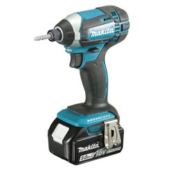 TALADRO ATORNILLADOR DE IMPACTO 18V 1/4" LI-ION 2900RPM 2B 1.5AH 1.3KG MAKITA