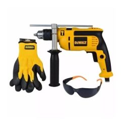 ROTOMARTILLO 1/2" 650W CON GUANTE Y GAFA DEWALT