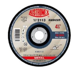 Disco Abrasivo 4-1/2" X 3/32" X 5/8" Easycut Ferroso Austromex