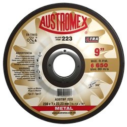 Disco Abrasivo 9" X 1/4" X 7/8" Xtra Austromex