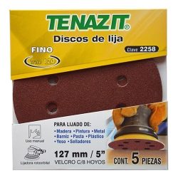 Disco Lija Juego 5" X Gf Tenazit Velcro Austromex