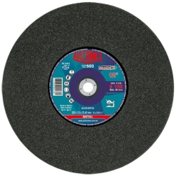 Disco Abrasivo 12" X 9/64" X 1" Larga Vida Ferroso Austromex