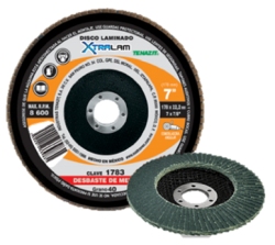 Disco Laminado 7" X G40 X 7/8" Xtralam Para Fibra Vidrio Austromex