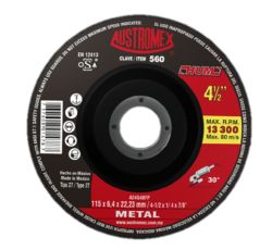 Disco Abrasivo 4-1/2" X 1/4" X 7/8" Hum Austromex