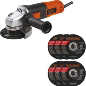 Mini Pulidor 4-1/2" 800W 11000Rpm Con 5 Discos Black & Decker