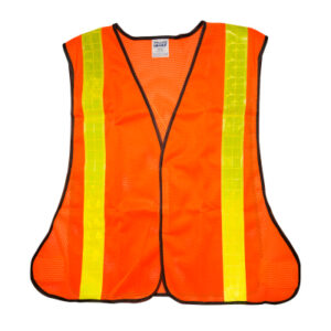 Chaleco Seguridad Con Malla Prismaticas Naranja Foy 