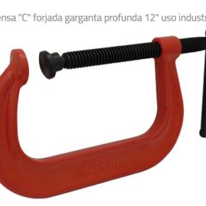 Prensa Tipo C 12" Forjada Garganta Profunda Urrea 