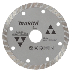 Disco Diamante 4-1/2" X 7/8" Turbo Marmol Economico Makita 