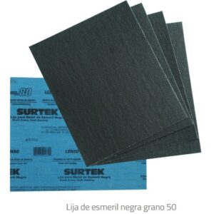 Lija 9" X 11" X G50 Esmeril Negra Surtek 