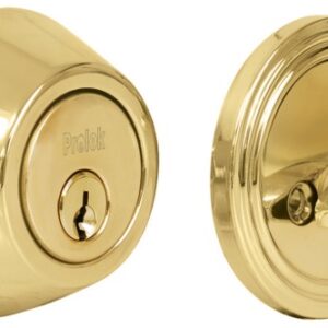 Cerrojo Std Grado 3 Sencillo Laton Brillante Caja Prolok 