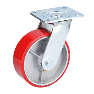 Rodaja 6" Giratoria Rueda Poliuretano S/freno Surtek 